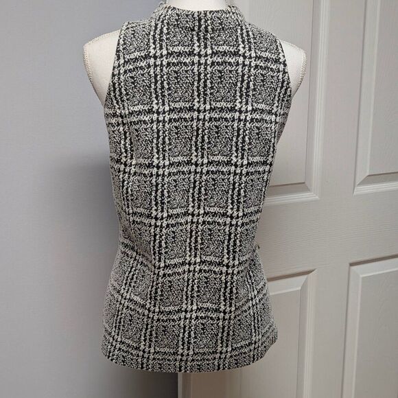 MICHAEL Michael Kors Sweaters - Michael Kors Sleeveless Sweater Black/White Size M